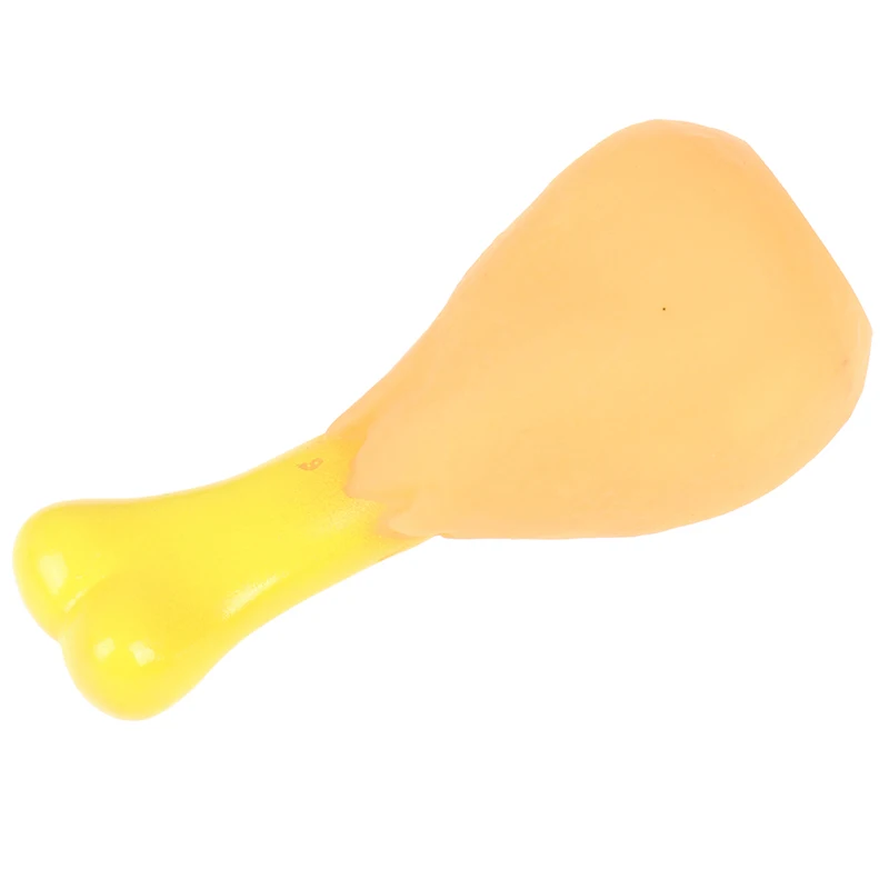 Pet резиновая игрушка для собаки курица нога щенок Звук пищалка жевательные