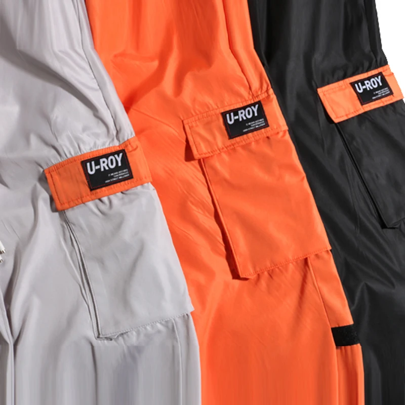 LACIBLE боковые карманы шаровары Штаны Для мужчин 2019 в стиле хип хоп впитывает пот и