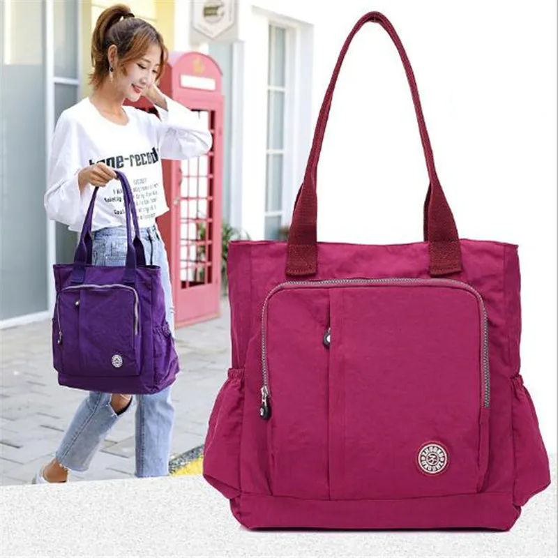 

LKEEP Women's Multi-pockets Shoulder Bag New Fashion Portable Outdoor Travel Zipper Multi-functions Large Capacity Handbags