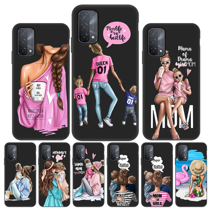 Модный чехол для мамы OPPO A53 A93 A52 A92S A91 A9 2020 A79 A73 A72 A71 A83 A59 A39 A37 A33 | Мобильные телефоны