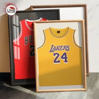 custom size color aluminum photo frame for picture wall decor home one piece acceptable custom personalized jersey photo frame
