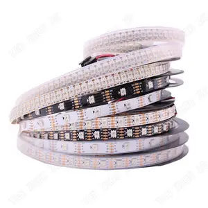 Умная светодиодная Пиксельная лента WS2813 DC5V1m5m, светящаяся чернаябелая печатная плата, 3060 светодиодовm WS2813 IC; Лучше, чем полоса WS2812B, IP20