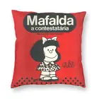 Наволочка Mafalda A contestaaria, наволочка для дивана, домашний декор, Полиэстеровая наволочка Quino, комикс манга, квадратная наволочка 40x40 см