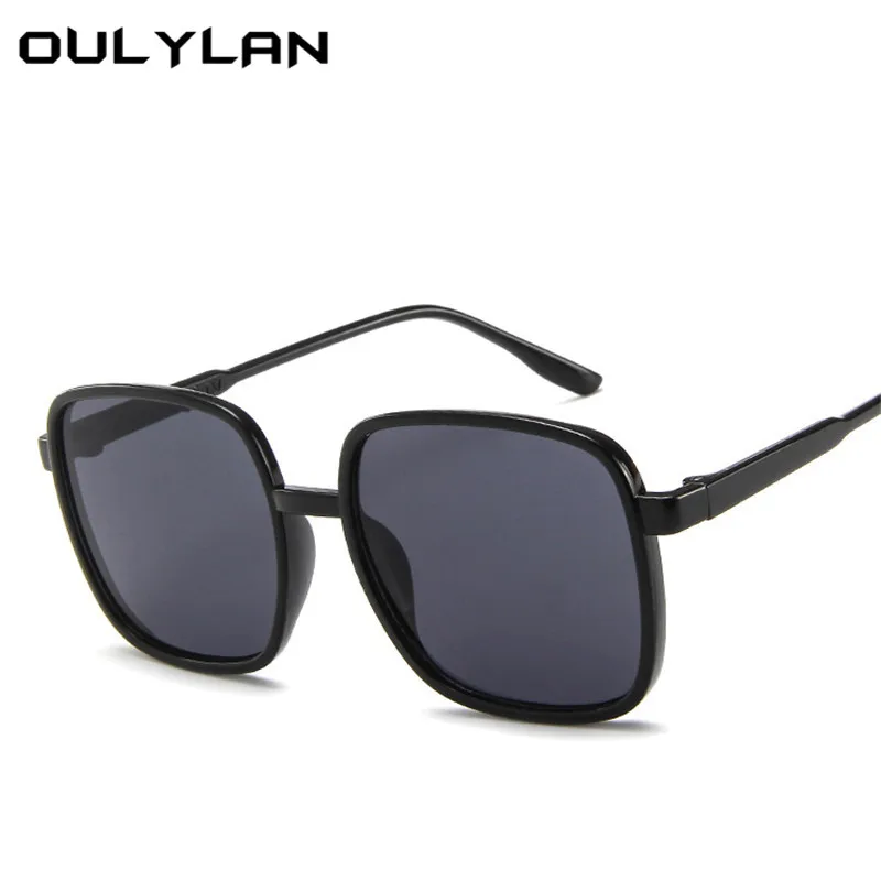 Солнечные очки Oulylan большого размера для мужчин и женщин квадратные Роскошные