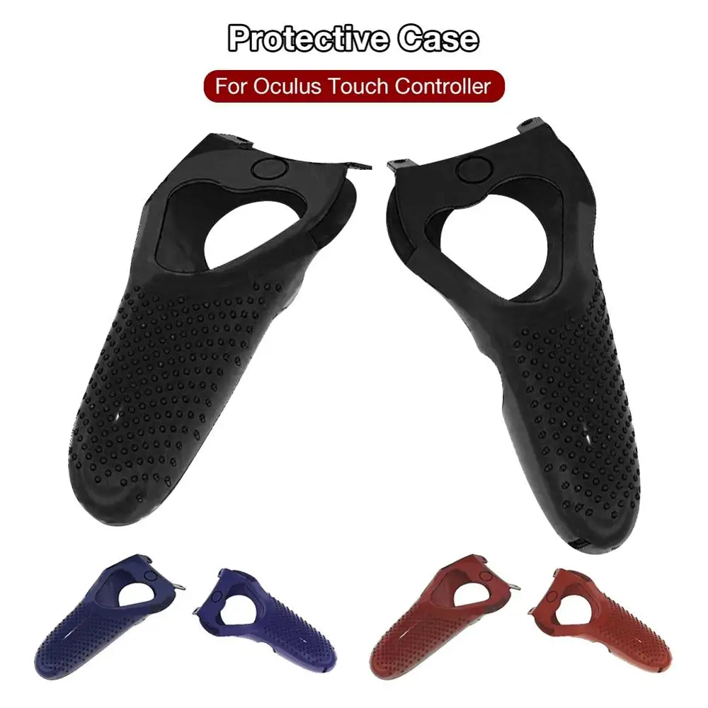 2 шт. Противоскользящий Защитный чехол силиконовый мягкий для Oculus Touch Controller Quest/Rift