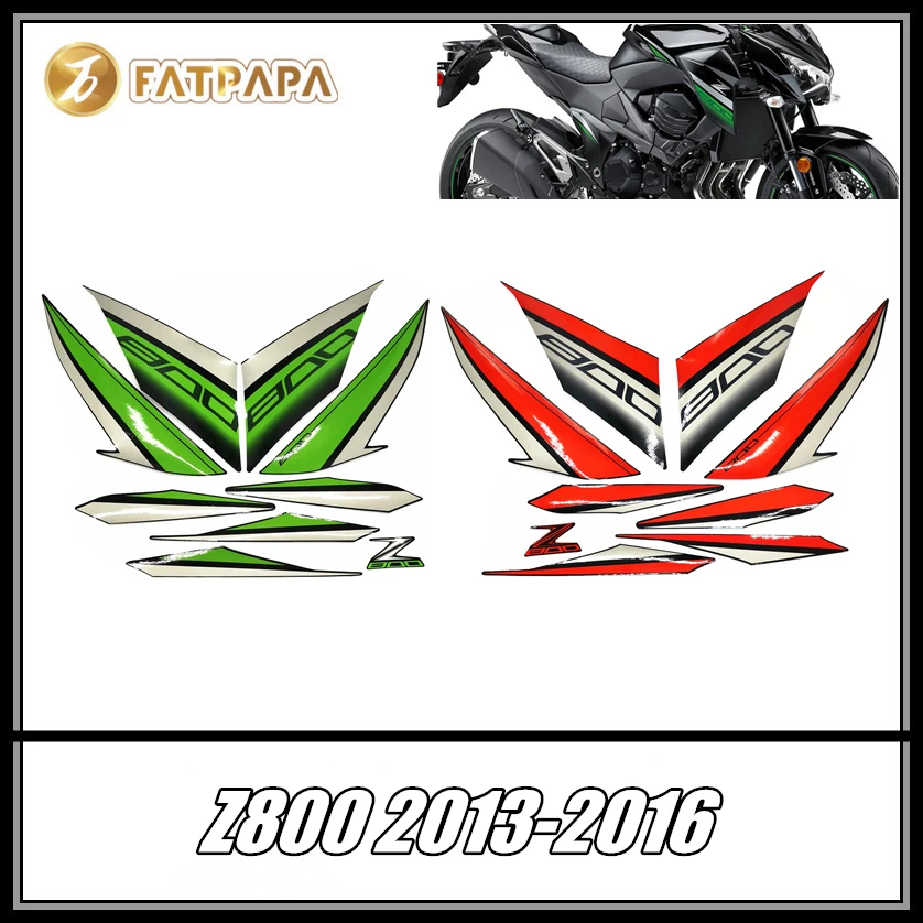 Для KAWASAKI Z800 2013 аксессуары для мотоциклов Запчасти обтекатель корпус топливный бак наклейка стикер набор