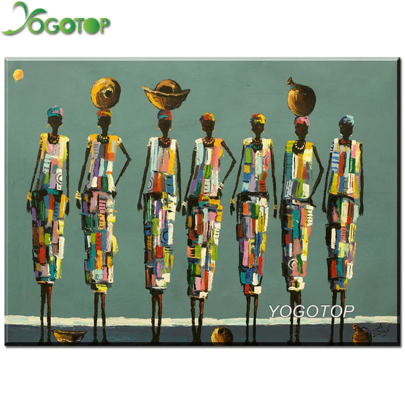 Алмазная живопись сделай сам картина Африканской женщины настенное искусство с
