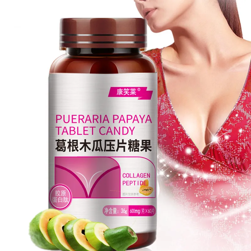 

Enlarged Female Breast Size Capsules Natural Organic Plants Pueraria Mirifica Papaya Extract Enhancement Women Hormone Estrogen