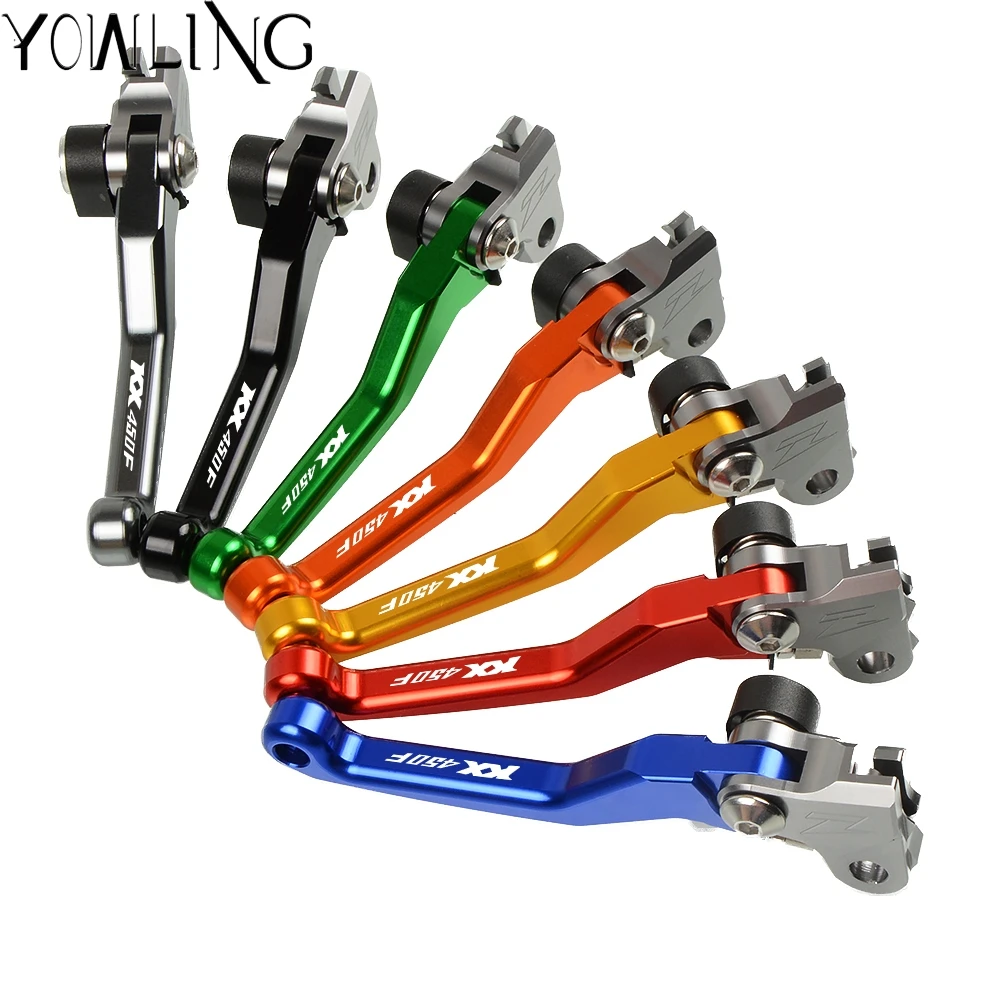 For Kawasaki KX450F KX 450F 2013 2014 2015 2016 2017 2018 2019 Motorbike CNC Dirt Bike handle Levers Folding Brake Clutch Lever |