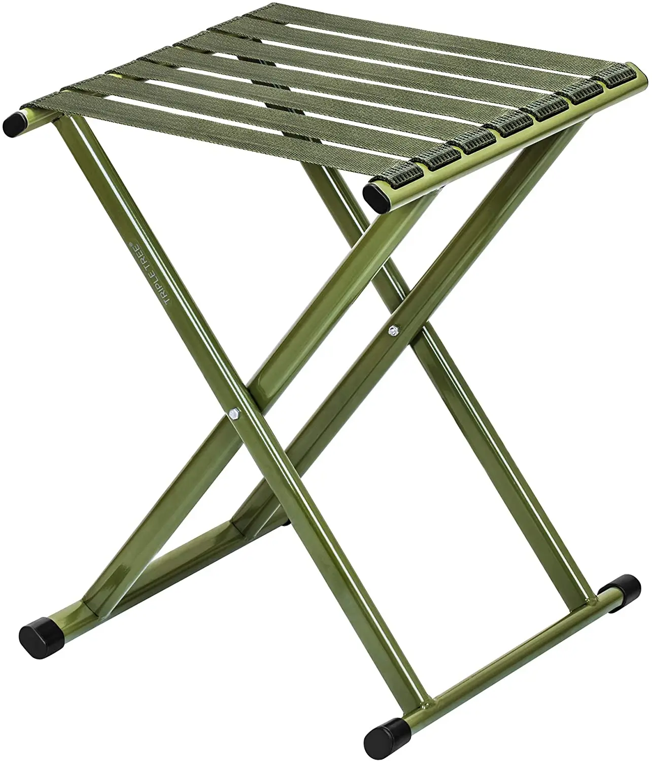 

Folding Small Stool Bench Portable Chair Hold up to 600 lbs for Walking Hiking Fishing Aluminum Alloy Seat Tools