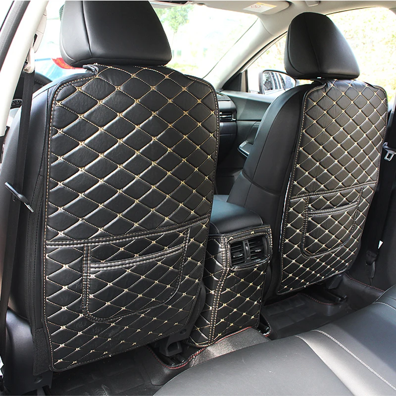 Car Styling Leather Interior Seat Protector Side Edge Protection Pad For Nissan Sentra B18 2020-PresentSticker Anti-kick Mat | Автомобили