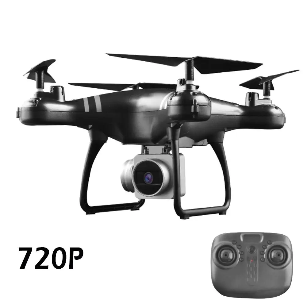 24 минут длинные Срок службы батареи HD 720 P/1080 P двойная gps динамический Следуйте WI-FI Камера Дрон Квадрокоптер угол RC вертолет# N - Цвет: Black 720P