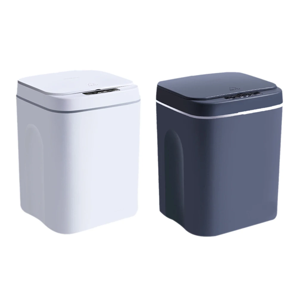 

14L Smart Sensor Trash Can Intelligent Electric Automatic Dustbin Office Kitchen Home Rubbish Can Bathroom Garbage Can
