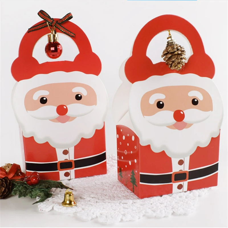 3 шт. Новогодняя Подарочная коробка с Санта-Клаусом | Дом и сад