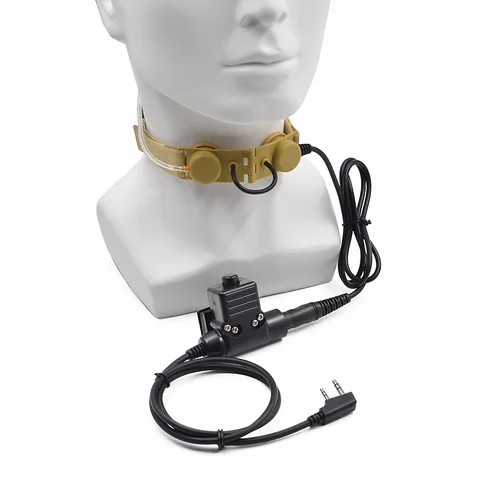 Тактическая гарнитура XQF U94 для рации Kenwood, TYT, Baofeng