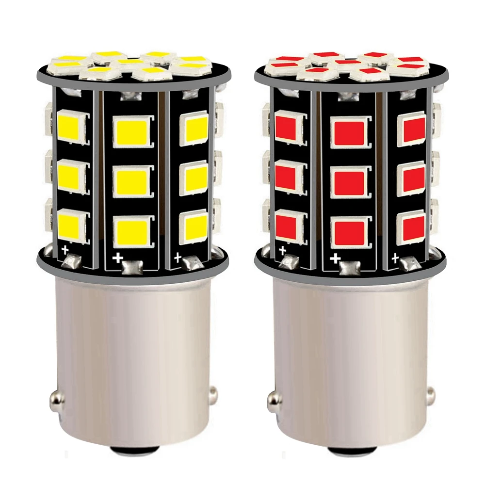 Светодиодный шт. 1156 P21W BA15S 7506 R5W R10W 33 Светодиодные Автомобильные фонари заднего