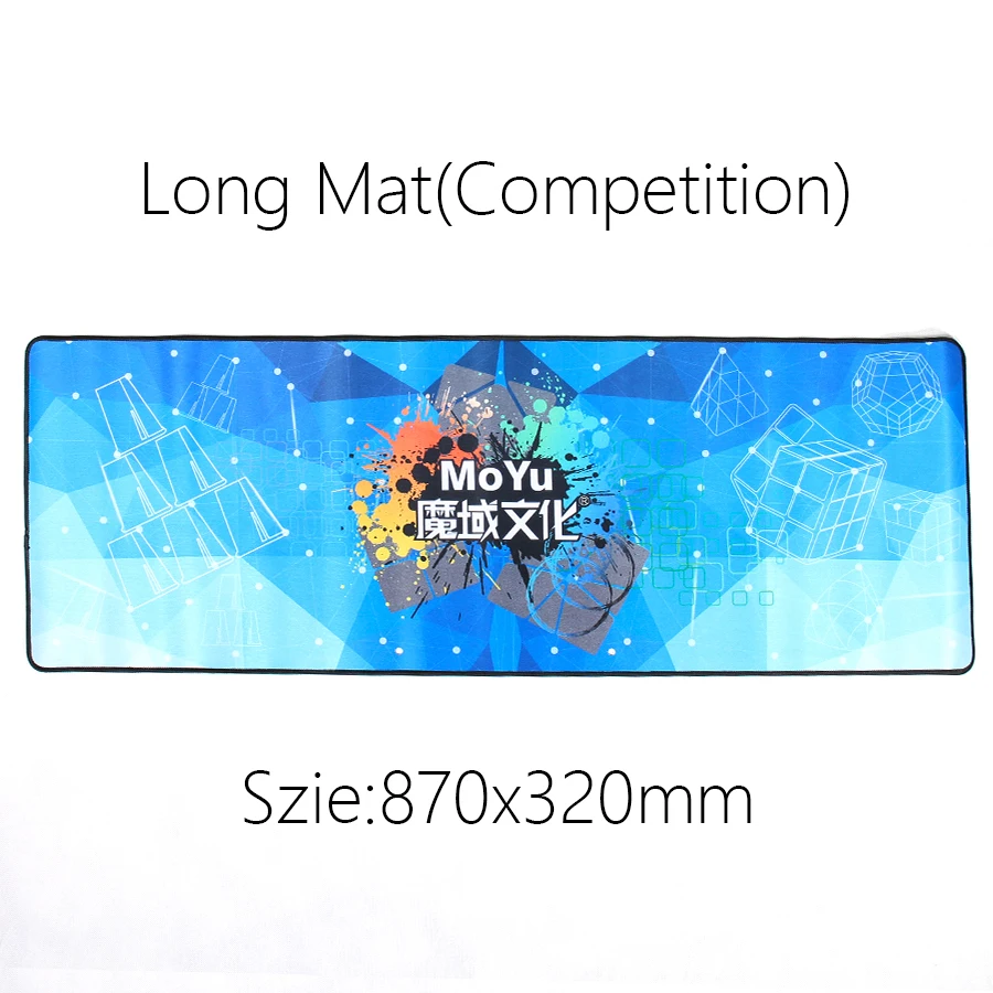 Long Mat Moyu конкурс коврик куб таймер для 2x2x2 3x3x3 4x4 волшебные чашки скорости WCA конкурент развивающая детская игрушка - Цвет: Long Mat