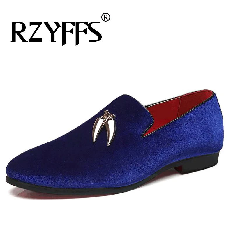 

Casual Sickle Suede Men Flat Slip-on Dress Formal Shoes Casual Pointed Toe Solid Color Wedding Loafer plus size 48 A51-33