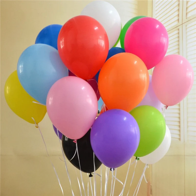 

100pcs/Lot 12inch Thick 2.2g Wedding Decorations balloons Latex Balloon Happy birthday party decorations kids Ballon Supplies