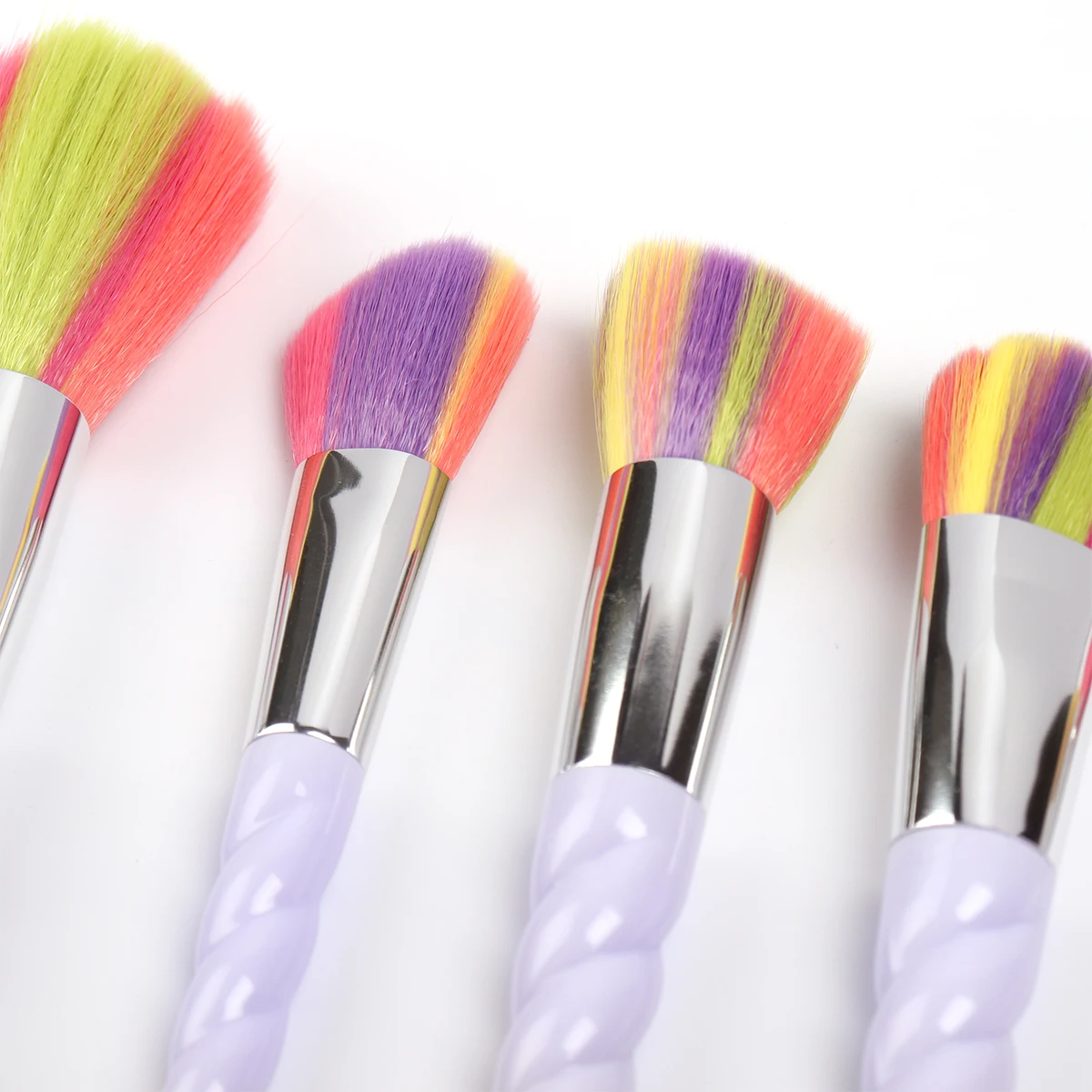 10 шт. Профессиональный набор кистей для макияжа в виде единорога тональный