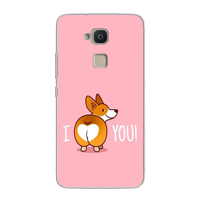 

ciciber Corgi Cat Phone Case Funda for BQ Aquaris X V VS C U2 U X2 X5 Plus Lite Pro Soft TPU for BQ M5 E5s M5.5 M FHD Capa Cover