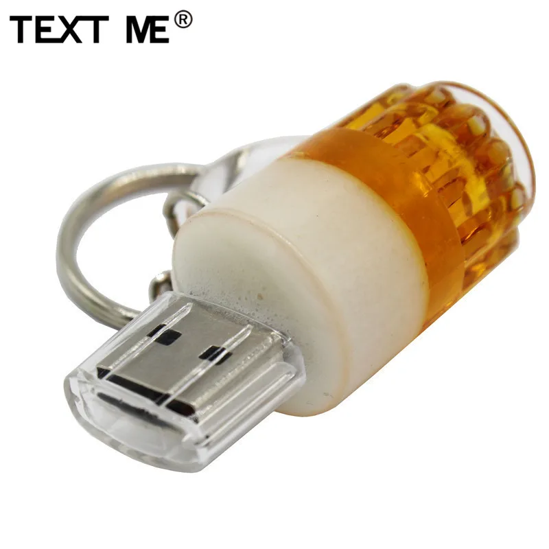 TEXT ME cool креативная пивная кружка стиль usb2.0 4 ГБ 8 16 флеш накопитель USB 32 флешка