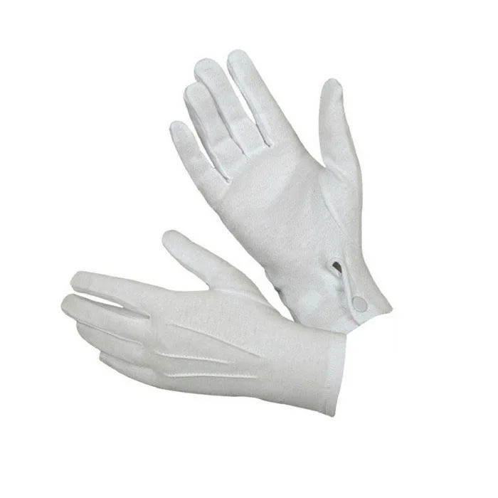 1 пара Белые Официальные перчатки смокинг честь защита парад Санта для мужчин