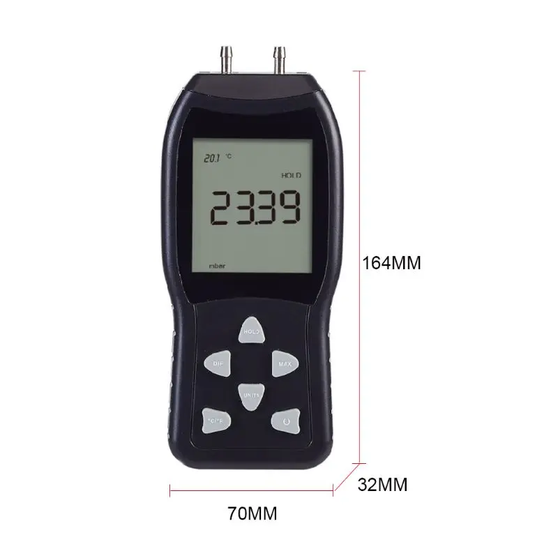 

JD-102 High Precision Digital Differential Pressure Gauge Pressure Gauge