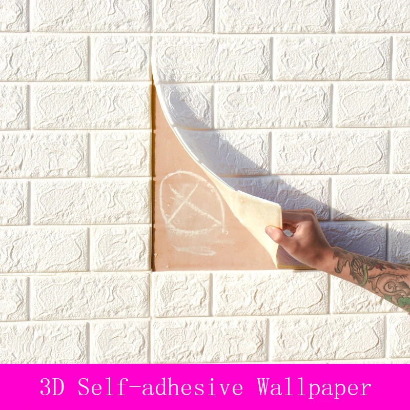 3d-наклейка на стену с изображением кирпичной кладки водонепроницаемые