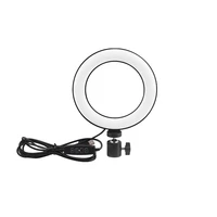 6 inch ring light dimmable led selfie ring light for tik tok youtube camera makeup video live beauty light continuous lighting