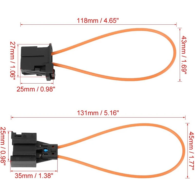 1 компл. Автомобильный волоконно-оптический петлевой кабель обводной