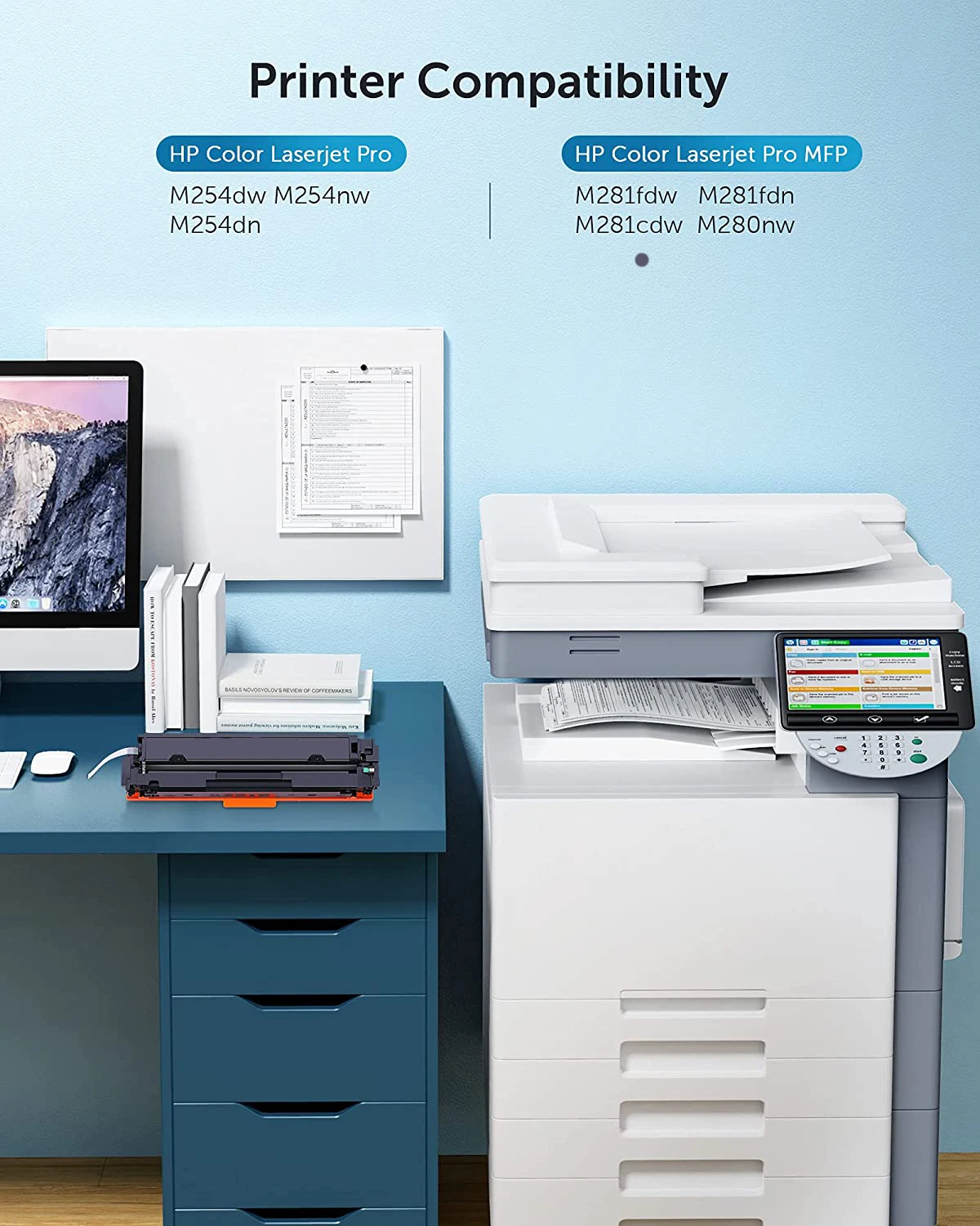 Befon 203X замена тонера для струйного принтера HP 203A CF540X CF540A картриджи с тонером тонер