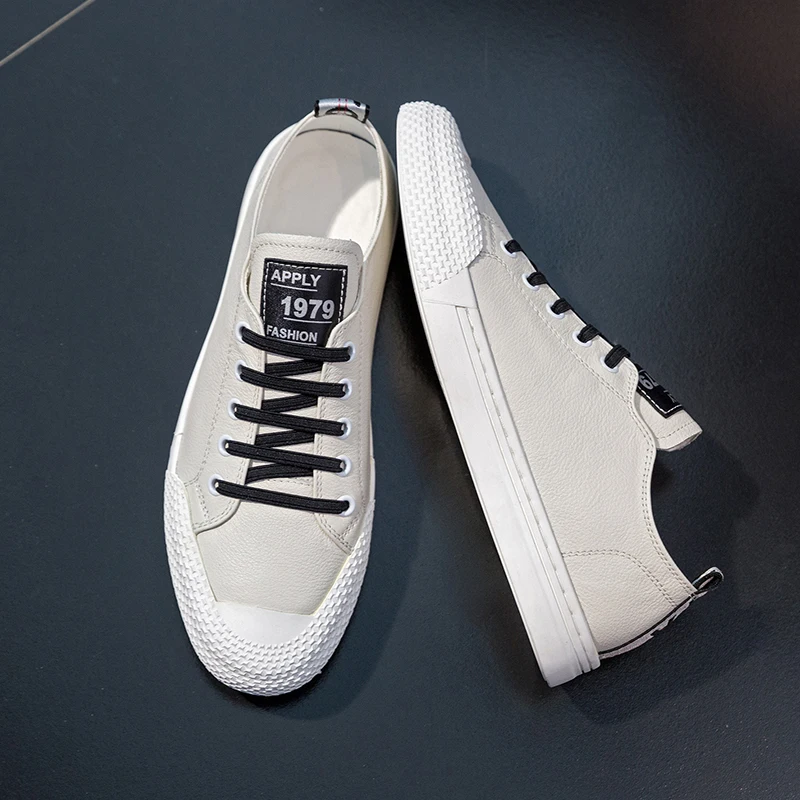 Мужская винтажная обувь ручной работы мужские кроссовки из натуральной кожи