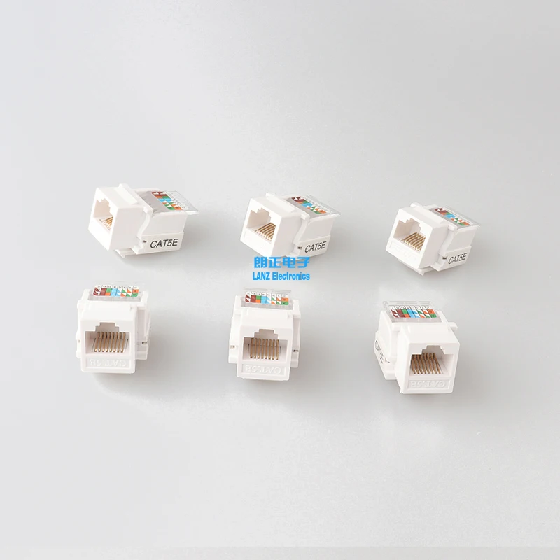 8P8C RJ45 Cat5e Cat6 UTP Keystone Jack разъем для настенной плиты без инструментов 90 градусов Интернет сети Ethernet Lan кабель