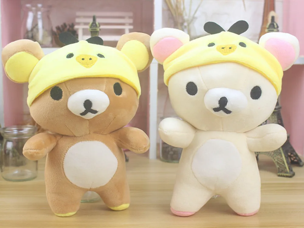 4 шт./компл. японский Kawaii Мультфильм Плюшевая Игрушка Rilakkuma носить повязка на