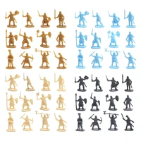 200x plastic medieval knight soldier army men action figure army swordman dioramas gift role playing layout for kids