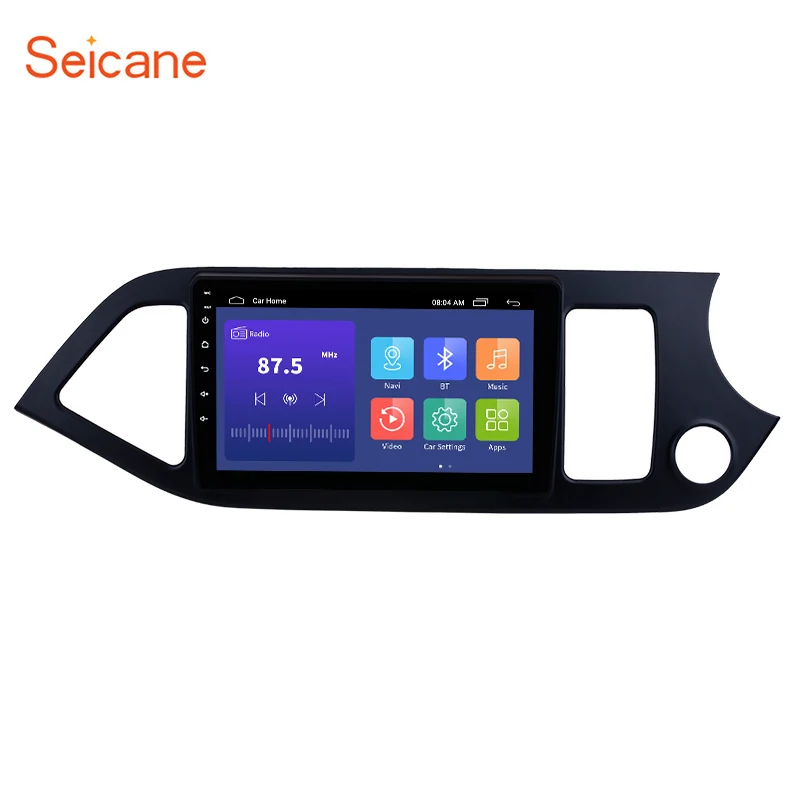 Мультимедийный плеер Seicane сенсорный экран 9 дюймов HD 2din Android 10 0 для 2011 2012 2013 2014 KIA