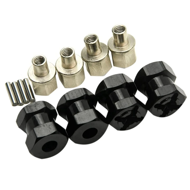 

RC12mm Wheel Hexagon Drive Adapter 15mm for D90 AX10 CC01 & for MN D90 D91 D96 D99S Metal Pull Rod Steering Link Rod