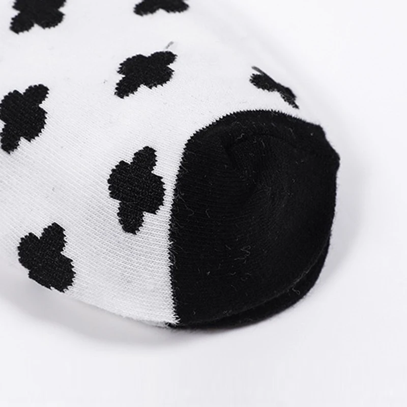 

Funny Black Cotton Striped Short Socks Square Women Ladies Wave Sock Girls Harajuku Fashion Casual Female Socken Warm Kawaii Sox