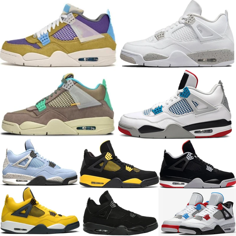 

2021 4 University Blue Sail 4s мужские баскетбольные туфли Black Cat Union What The Black Ce Men t men Game Design Tennis Money Pure