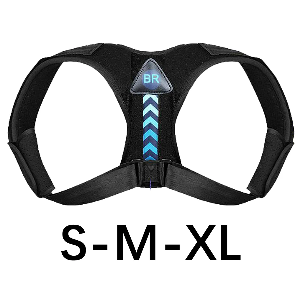 

Корректор осанки-бандаж для спины для мужчин и женщин-регулируемая поддержка верхней части позвоночника-поддержка шеи, плеч, облегчение бо...