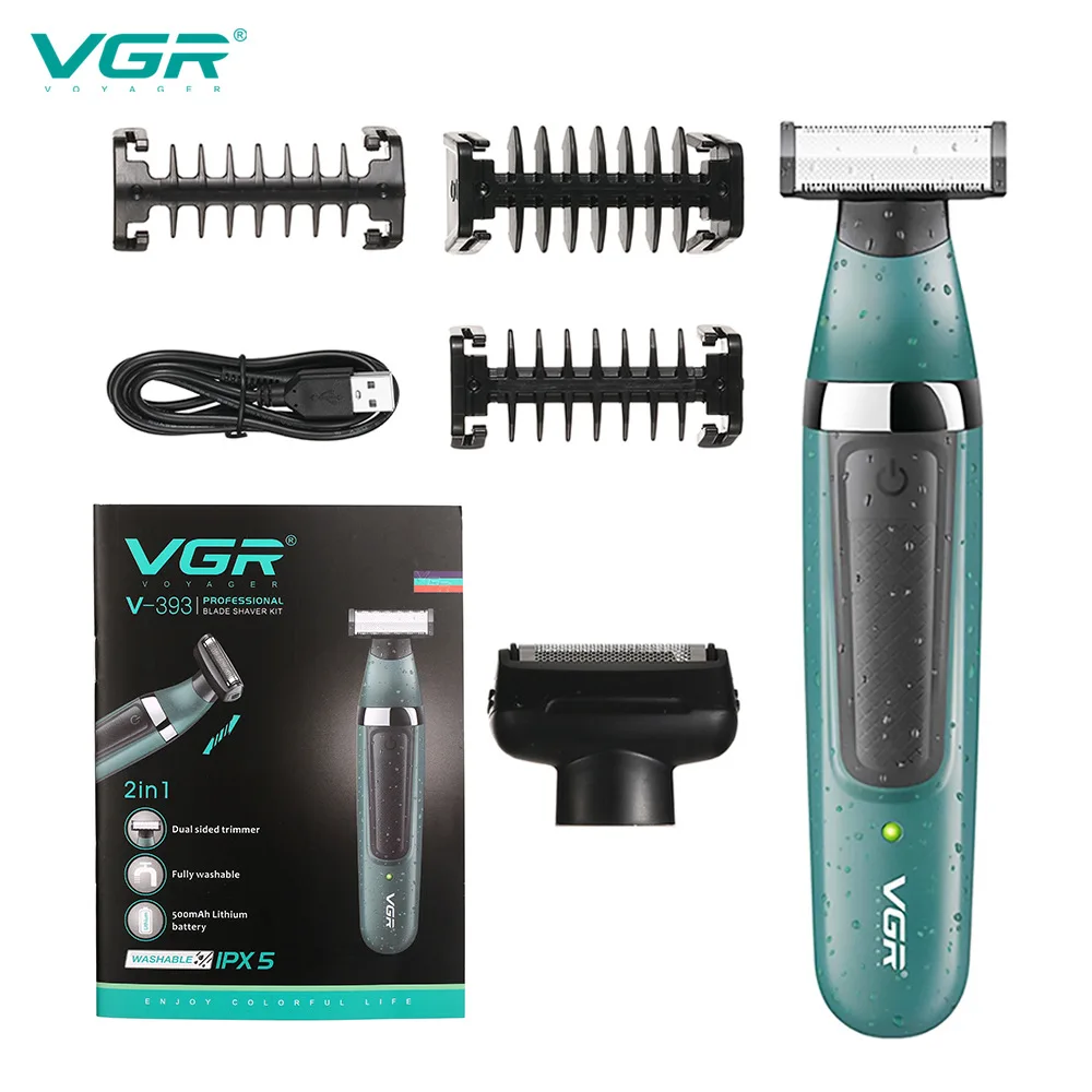 

VGR Electric Shaver Professional Shaving Machine Hair Trimmer Rechargeable Beard Trimmers Portable Waterproof Razor Hair Clipper