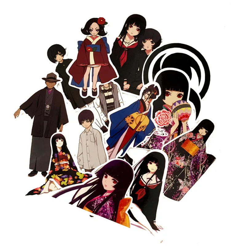 13 шт. Hell Girls Мультяшные наклейки водонепроницаемый чемодан сделай сам ноутбук