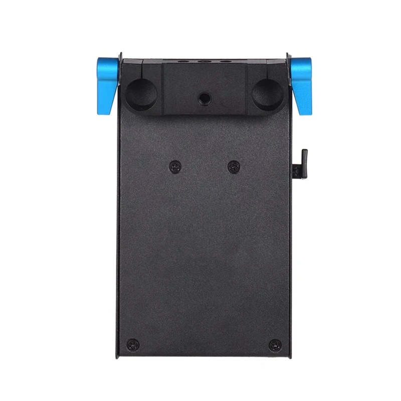 

MOOL V Mount V-Lock Battery Plate Adapter with 15mm Dual Hole Rod Clamp NP-FZ100 Dummy Battery Adapter for BMCC BMPCC Sony A7III