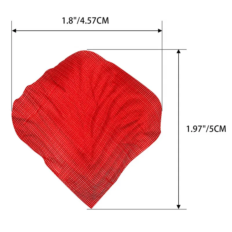 Искусственные лепестки роз 1000 шт романтические красочные шелковые цветов для