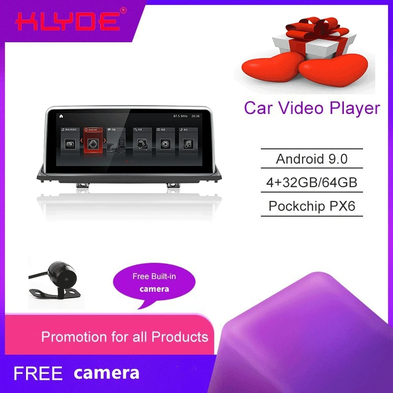 KD 1253 C Горячая продажа KLYDE android 9 0 автомобильное радио Видео Стерео gps wifi для b m w X5 E70