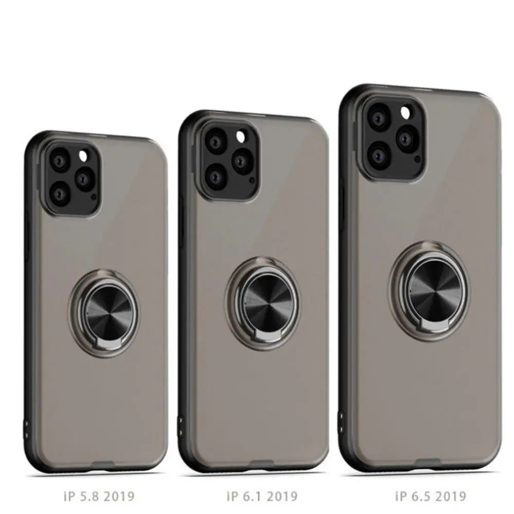 Противоударный чехол для телефона iPhone 6 6S 7 8 Plus XS 11Pro Max X XR Xs Finger Ring автомобильный