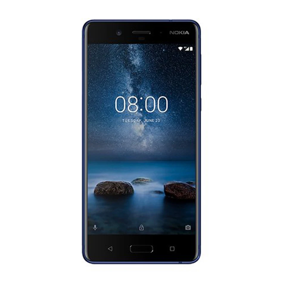 Мобильный телефон Nokia 8 Ta 1012 4 Гб + 64 ГБ 5 3 дюйма Snapdragon 835 двойная задняя камера 13 МП NFC