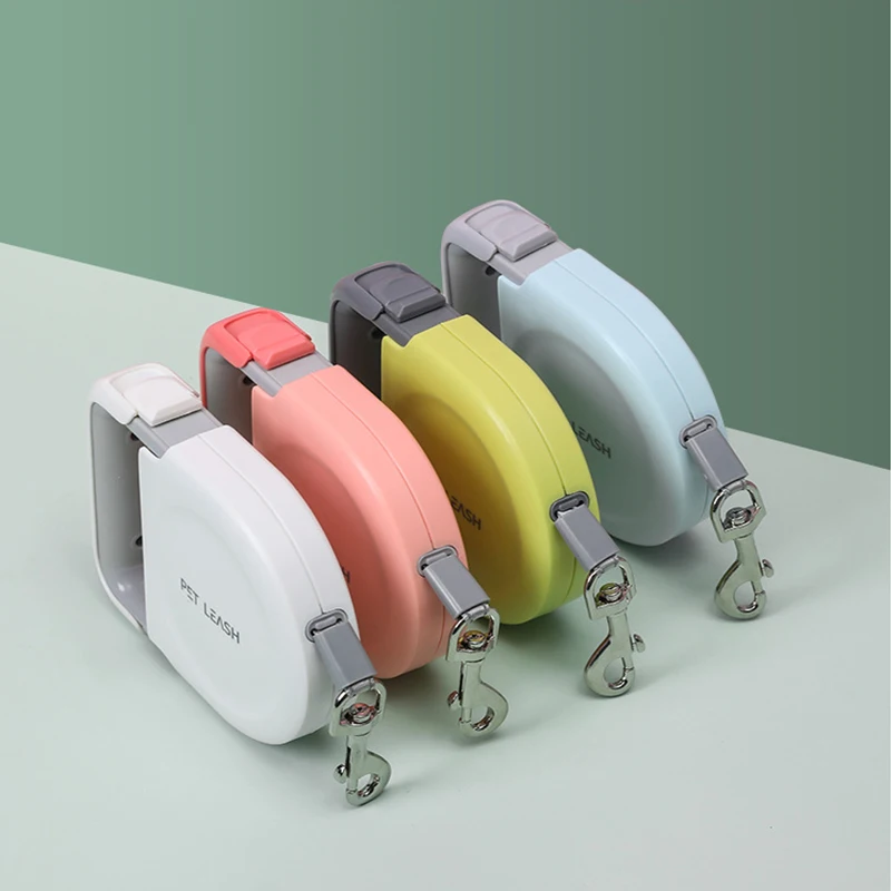 

5m Retractable Dog Leash Automatic Extending Strong Durable Nylon Leash Rope For Cat Small Medium Dogs Walking Pet Accessories