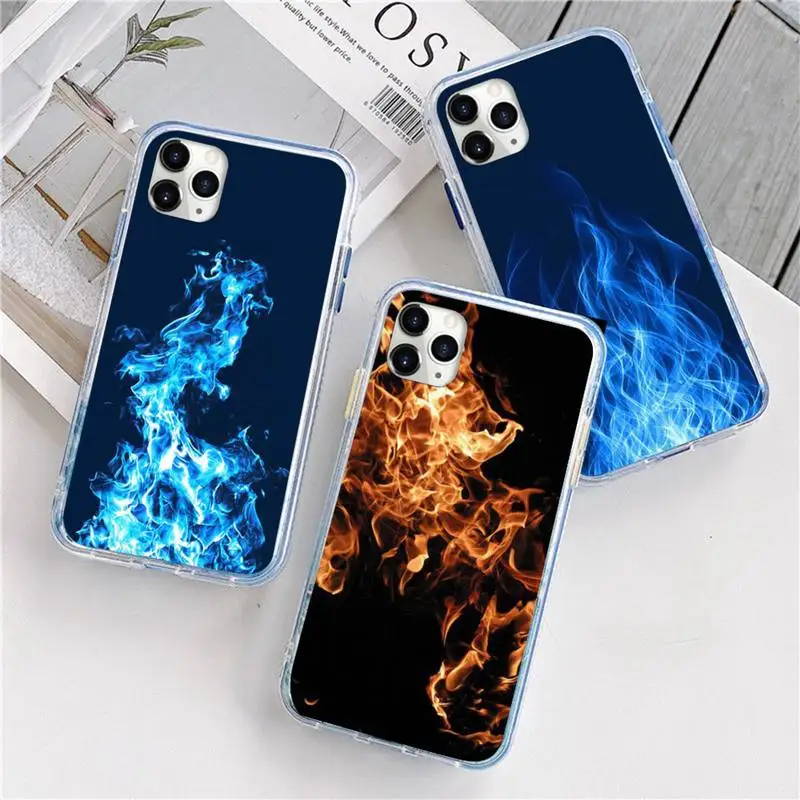 

Fashion Flames Phone Case For iphone 12 5 5s 5c se 6 6s 7 8 plus x xs xr 11 pro max mini